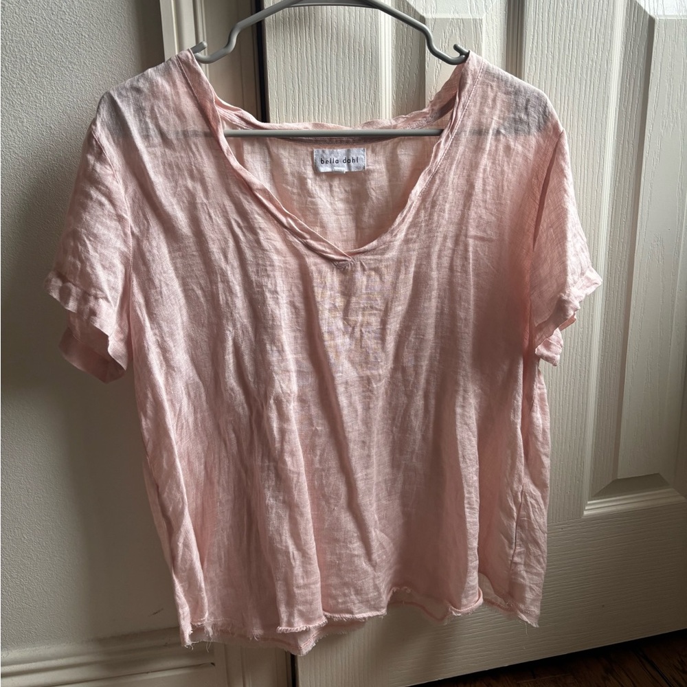 Bella Dahl pink top size medium